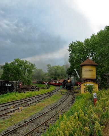 Approaching Train