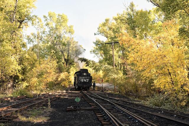 A Narrow Gauge Scene In Color print