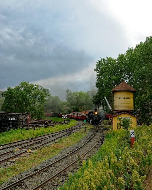 Approaching Train print