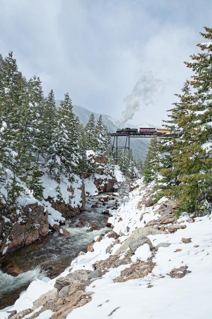Fresh Snow At Devils Gate