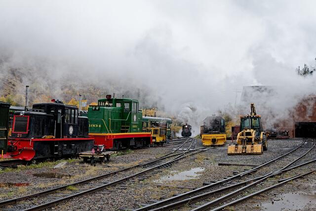 Narrow Gauge Steam In Silver Plume