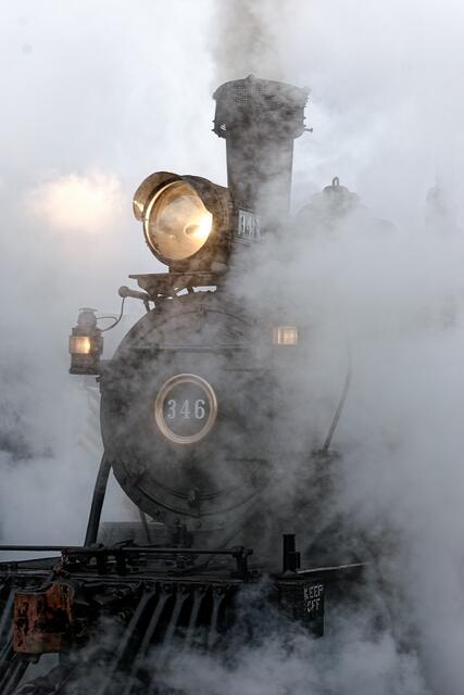 Steam Engine In Wonderland print