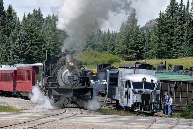 Watching The Engine Go By print