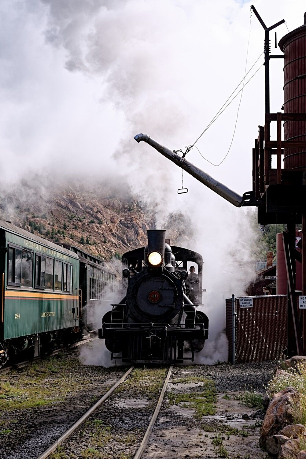 Some steam action in Silver Plume Colorado