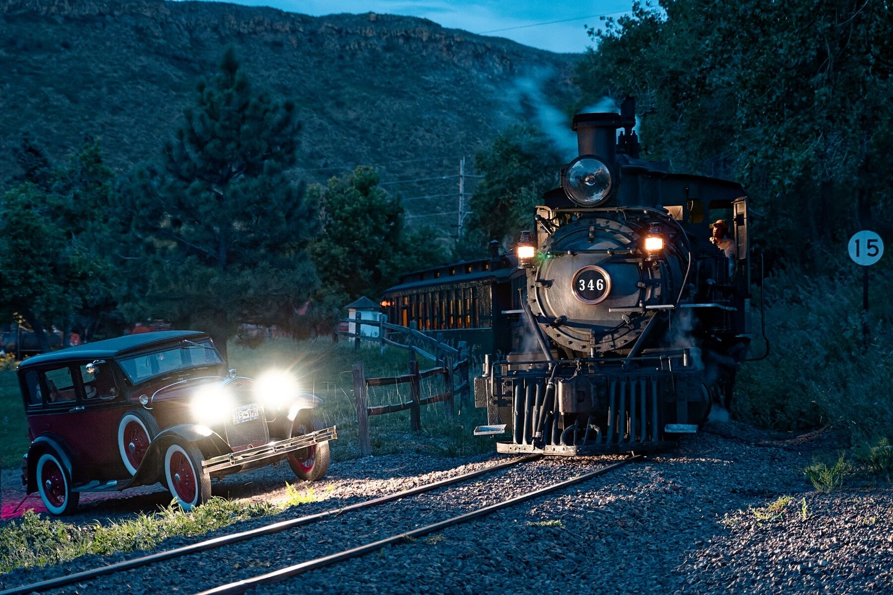 At The Crossing What it would have looked like in say 1932. Time machine at the Colorado Railroad Museum.