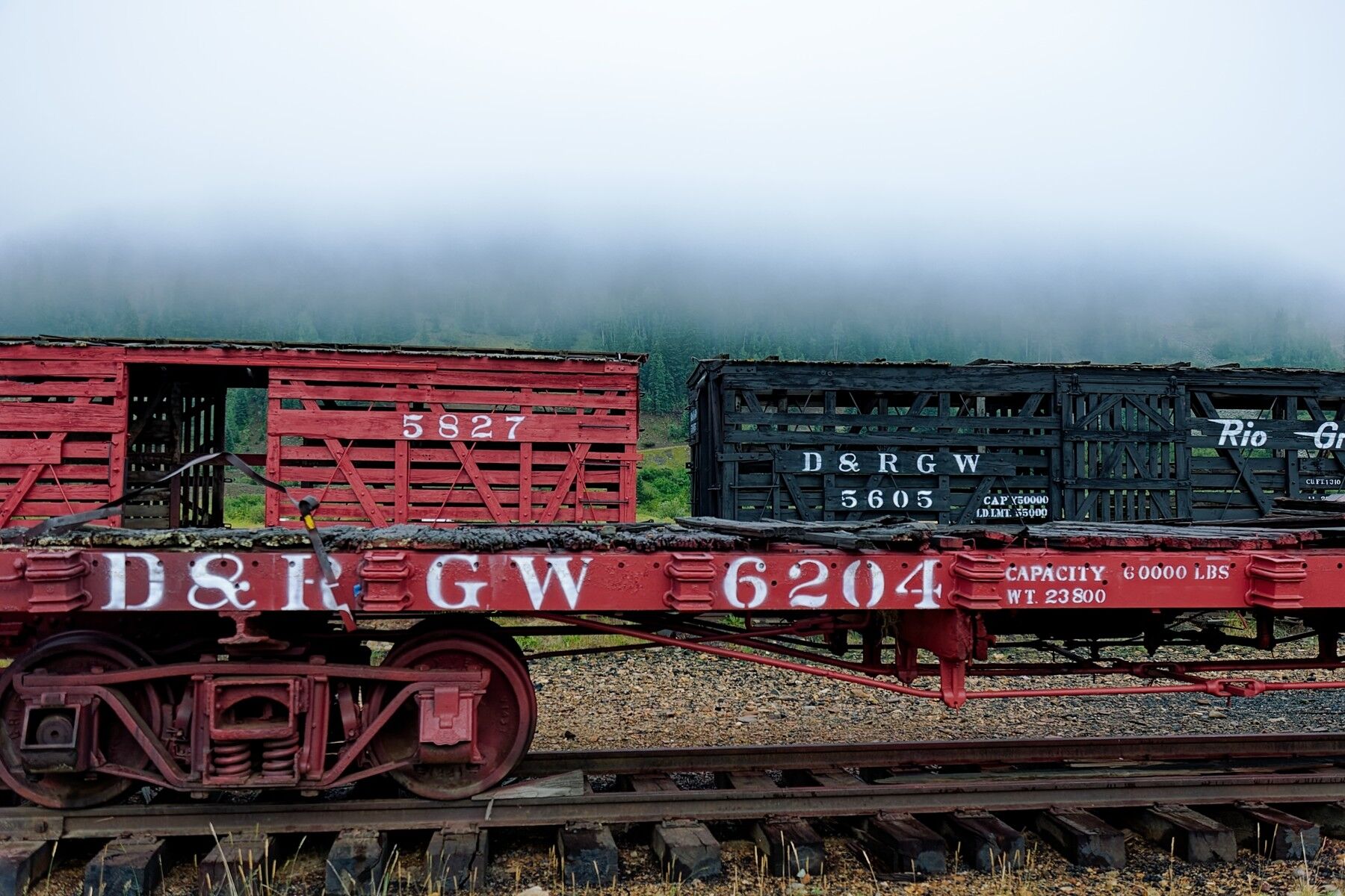 D&RGW Some D&RGW rolling stock in Silverton Co.