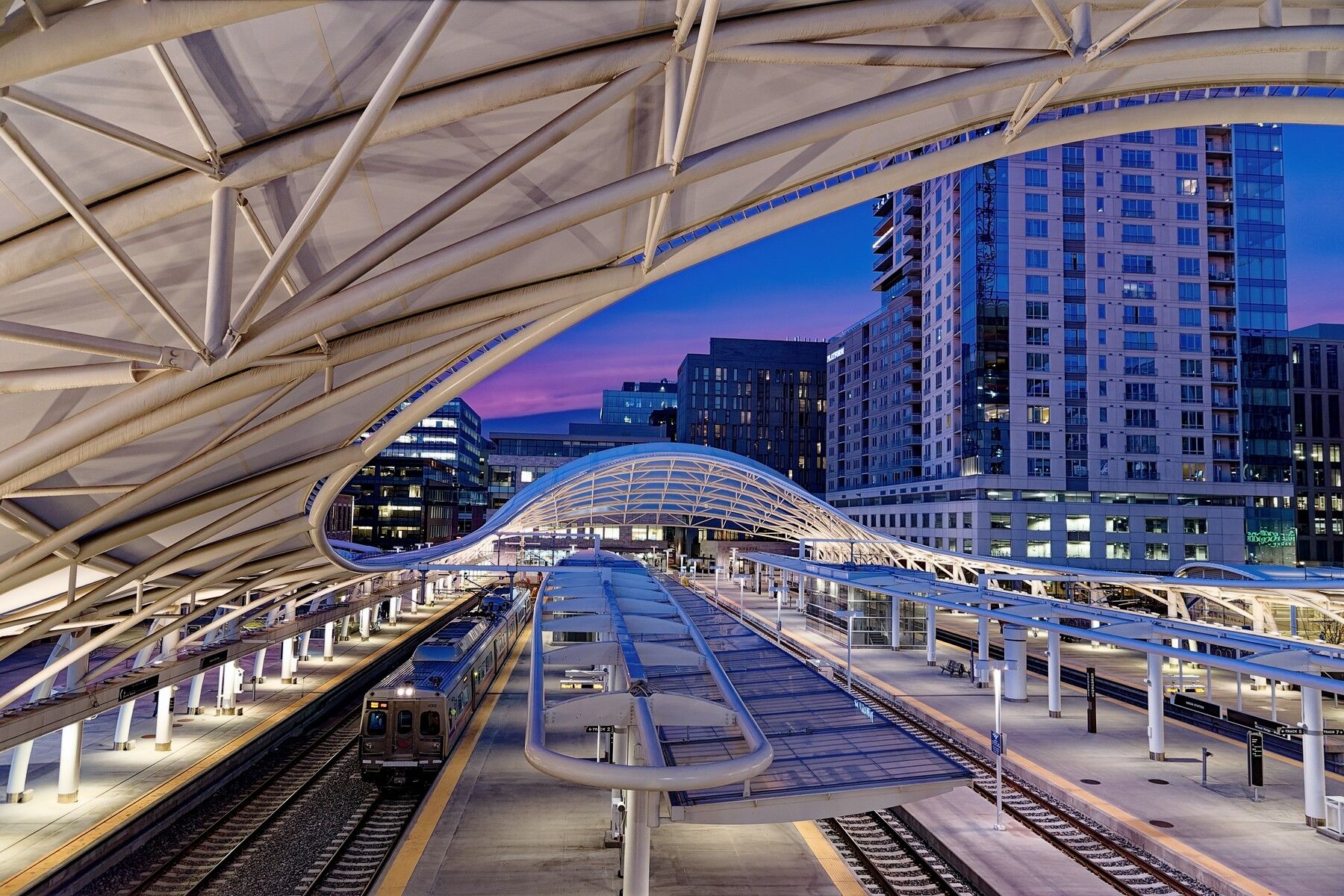 Heading to the suburbs and leaving the city behind.