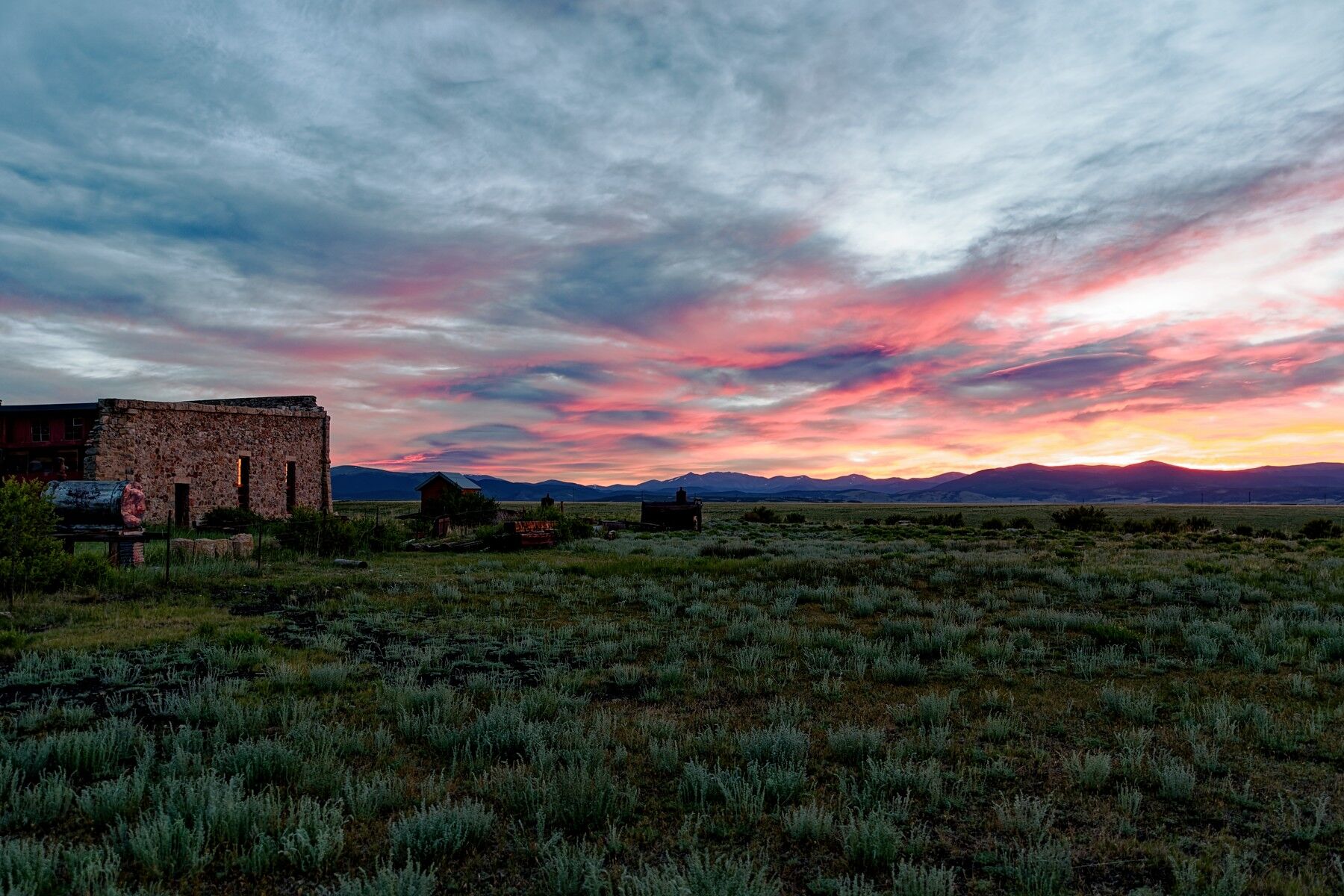 Painting Of A South Park Painting painting of a south park painting, south park colorado, sunrise painting, roundhouse painting, sunrise in south park colorado