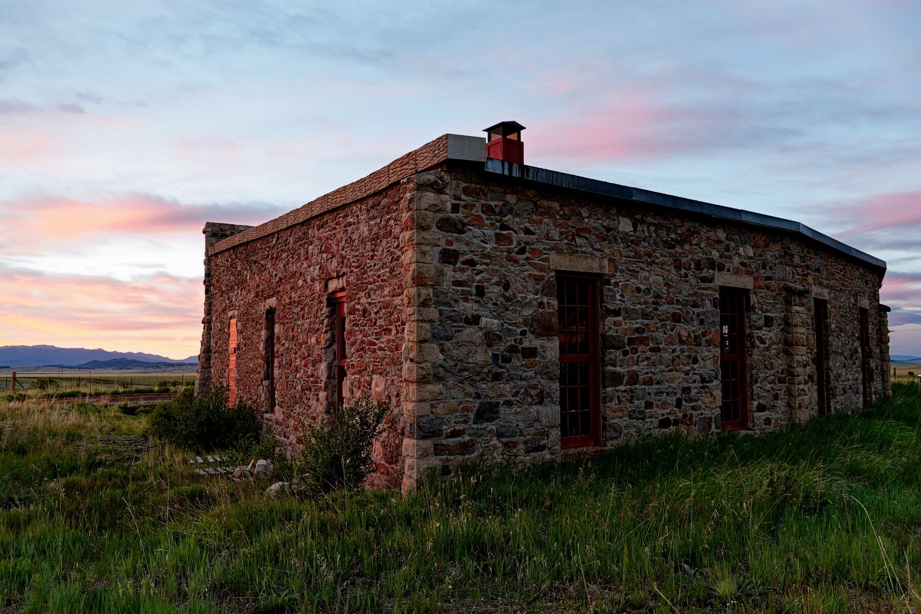Standing Firm The one hundred plus old roundhouse in Como Co is still standing firm.