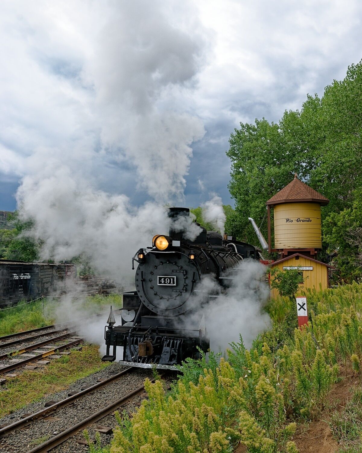 Storm Clouds And Steam A mix of storm clouds, steam and 491