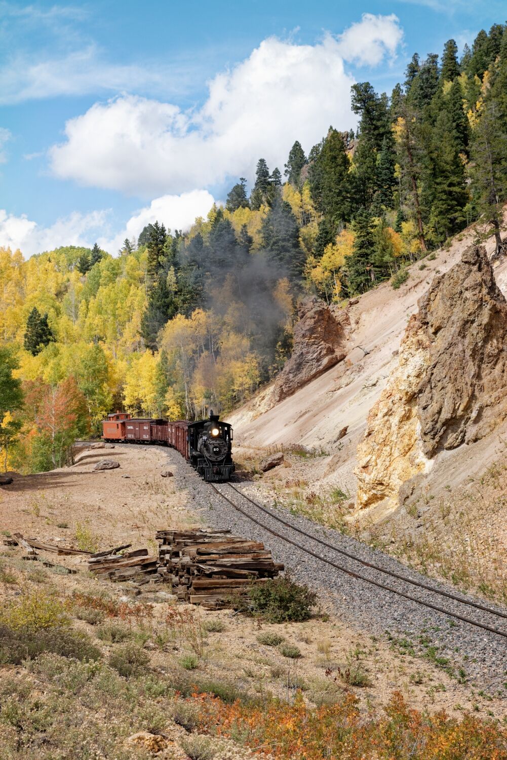 Autumn and fall colors make for a perfect trip around Sublette New Mexico on the Cumbres Toltec Scenic Railway. Rio Grande Southern...