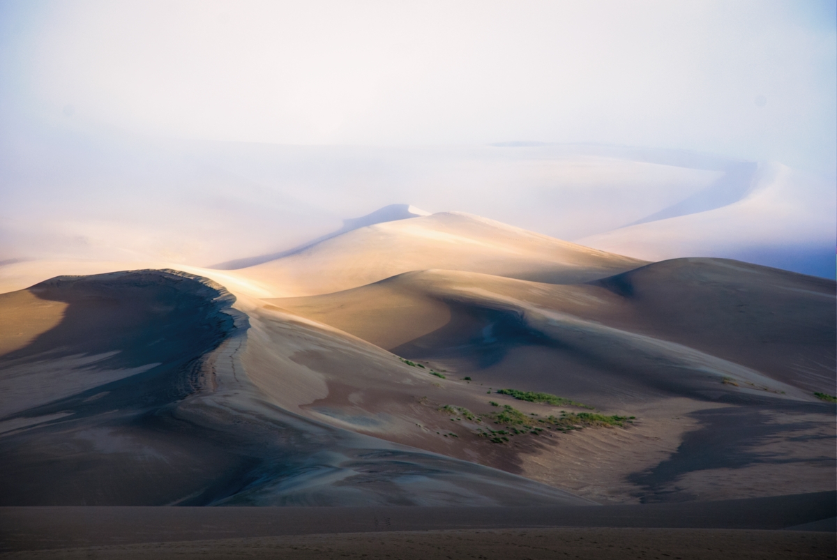 The big sandbox at the Great Sand Dunes Nationl Park
