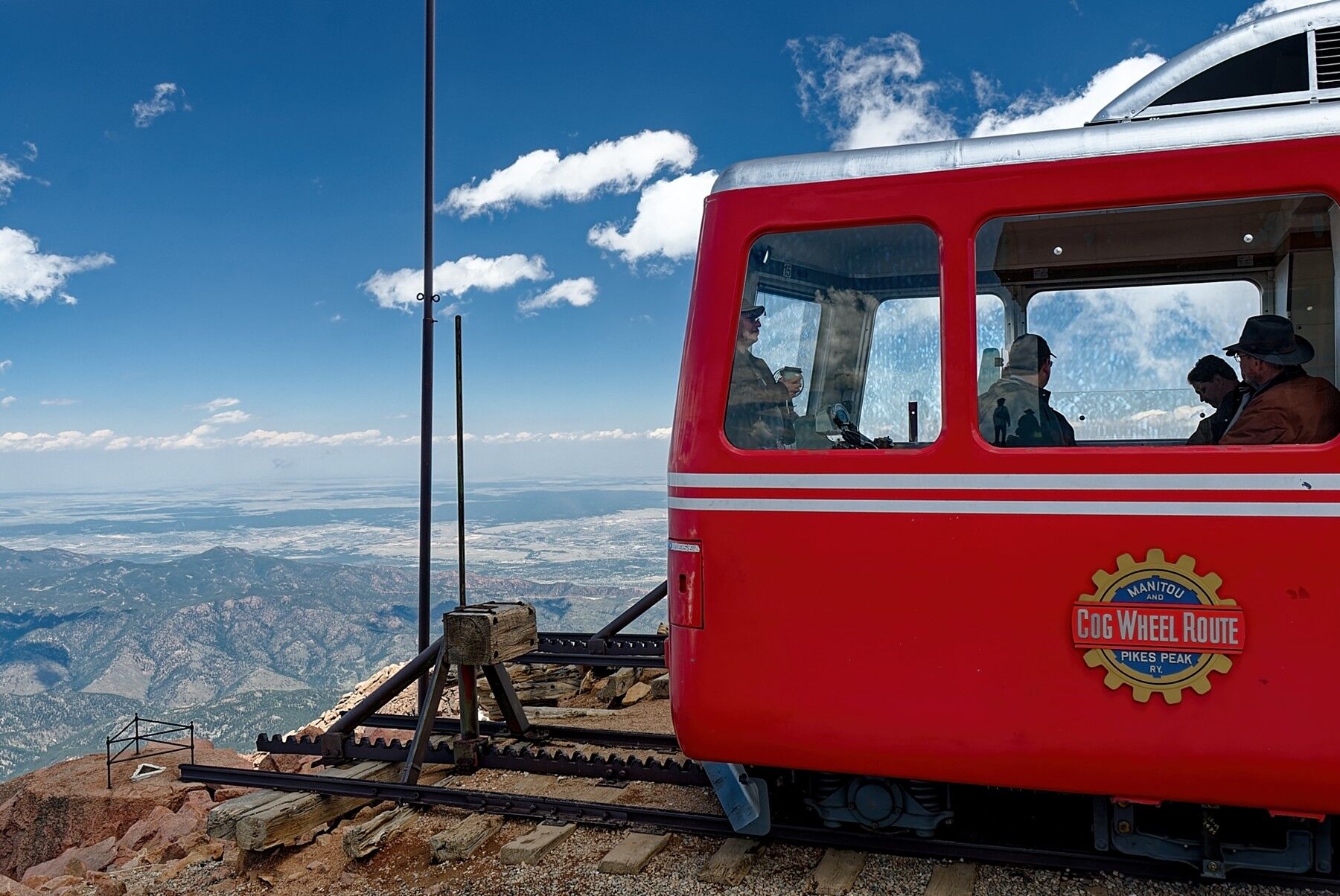 A view from 14,115 ft Pikes Peak that can't be beat.